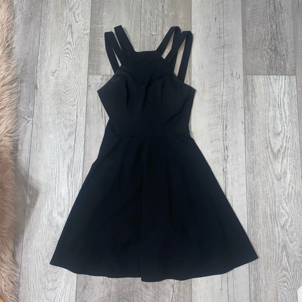 High neck homecoming dress